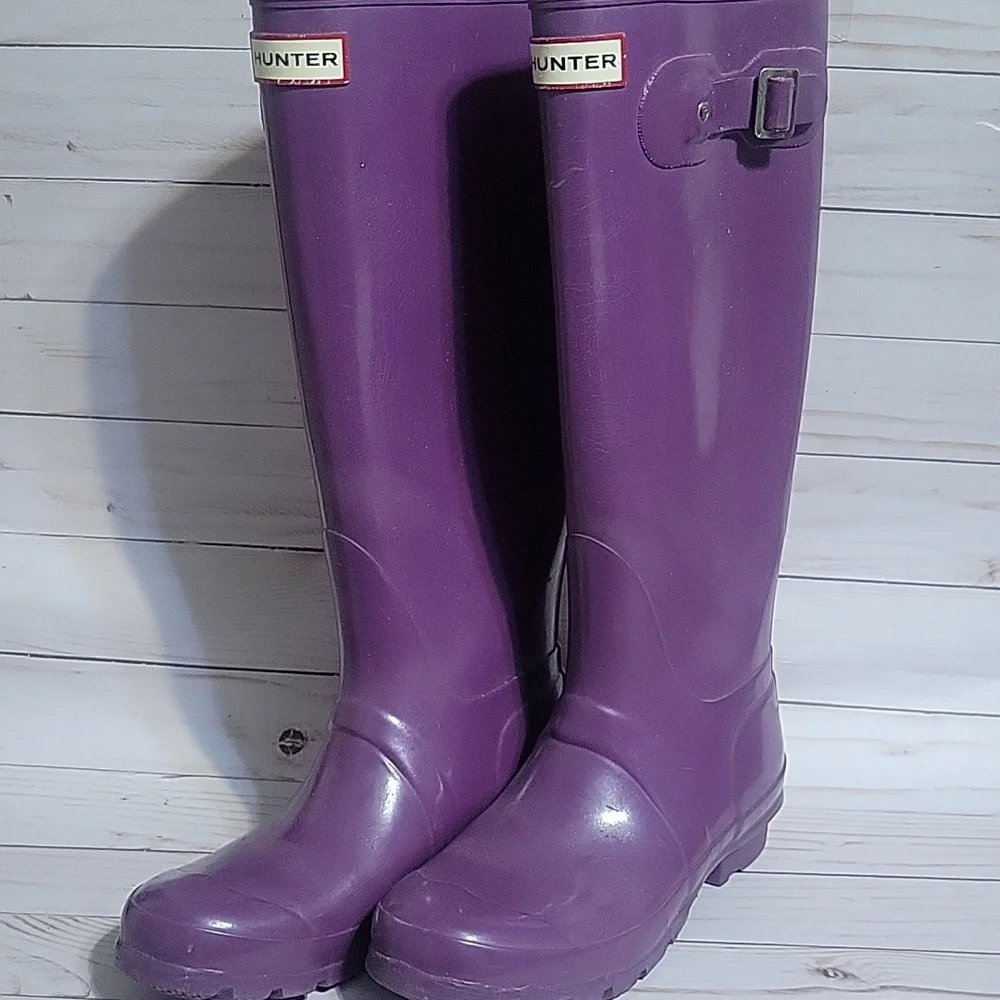 Pre-Owned Hunter Boots Size 6 - Picture 3 of 5